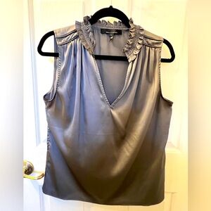 WHBM grey sleeveless top size L